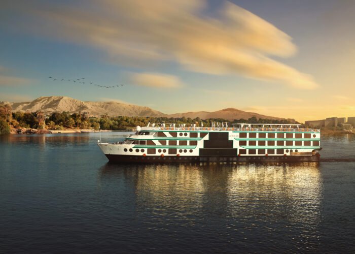A 5-star ship sailing on a 5 day 4 night Nile cruise from Luxor.